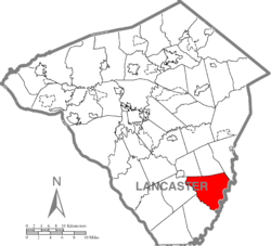 Colerain Township, Lancaster County Highlighted